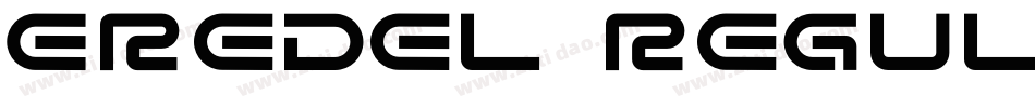 Eredel Regular字体转换